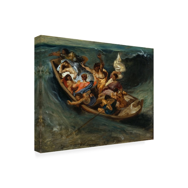 Delacroix 'Christ On The Sea Of Galilee' Canvas Art,24x32